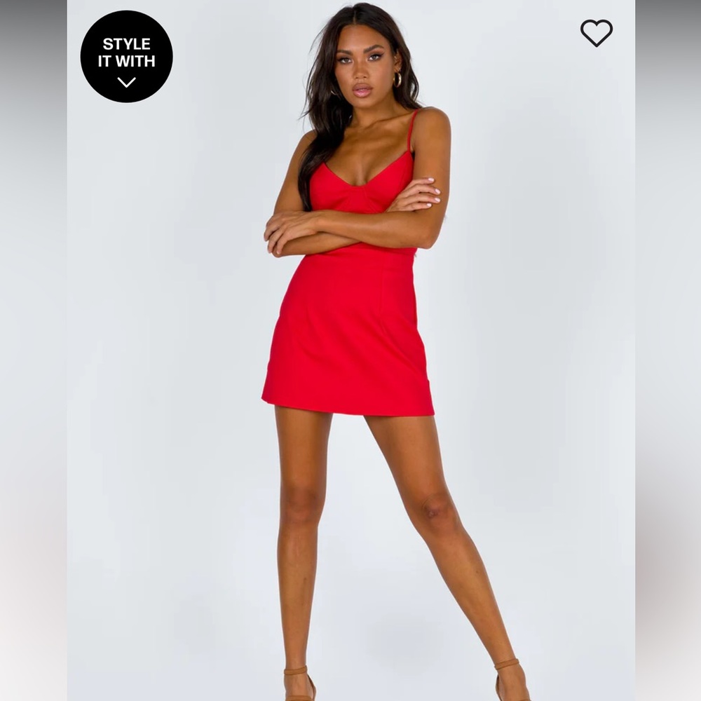 Princess Polly | Novella Mini Dress Red